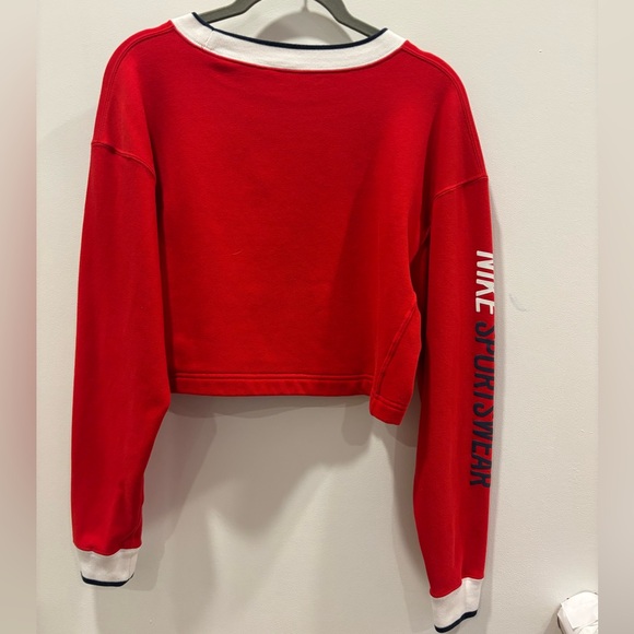 NIKE Reversible Cropped Sweatshirt, Size Small, Excellent Condition, No Tags In - Picture 9 of 11